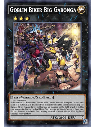 Goblin Biker Big Gabonga - PHNI-EN047 - Secret Rare 1st Edition