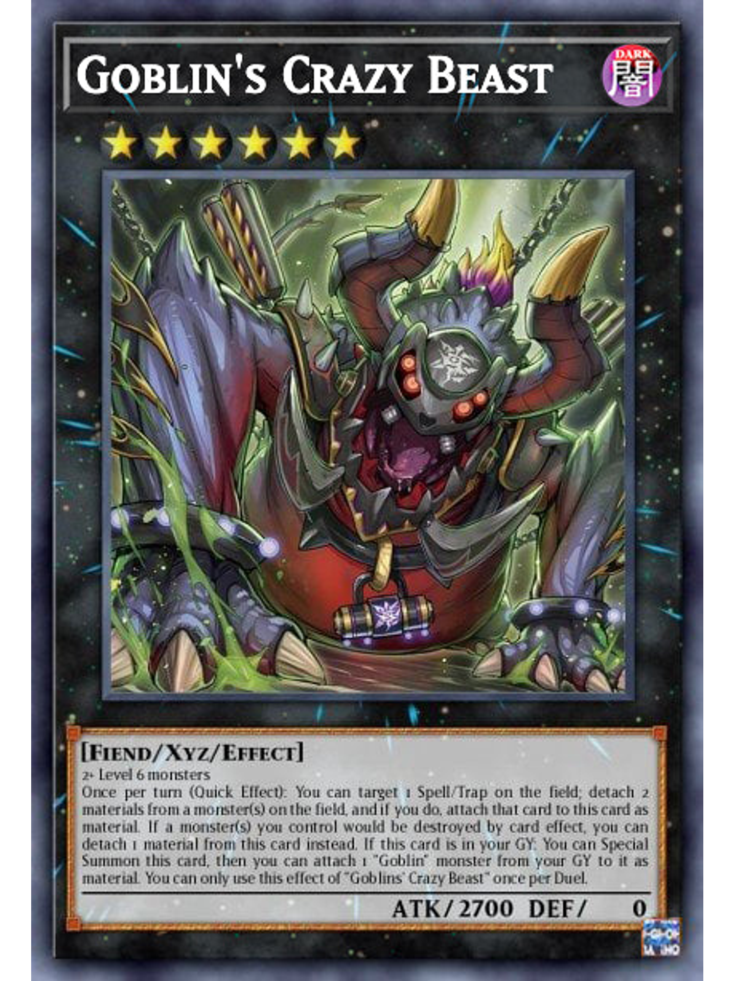 Goblin's Crazy Beast - PHNI-EN048 - Common 1st Edition 1