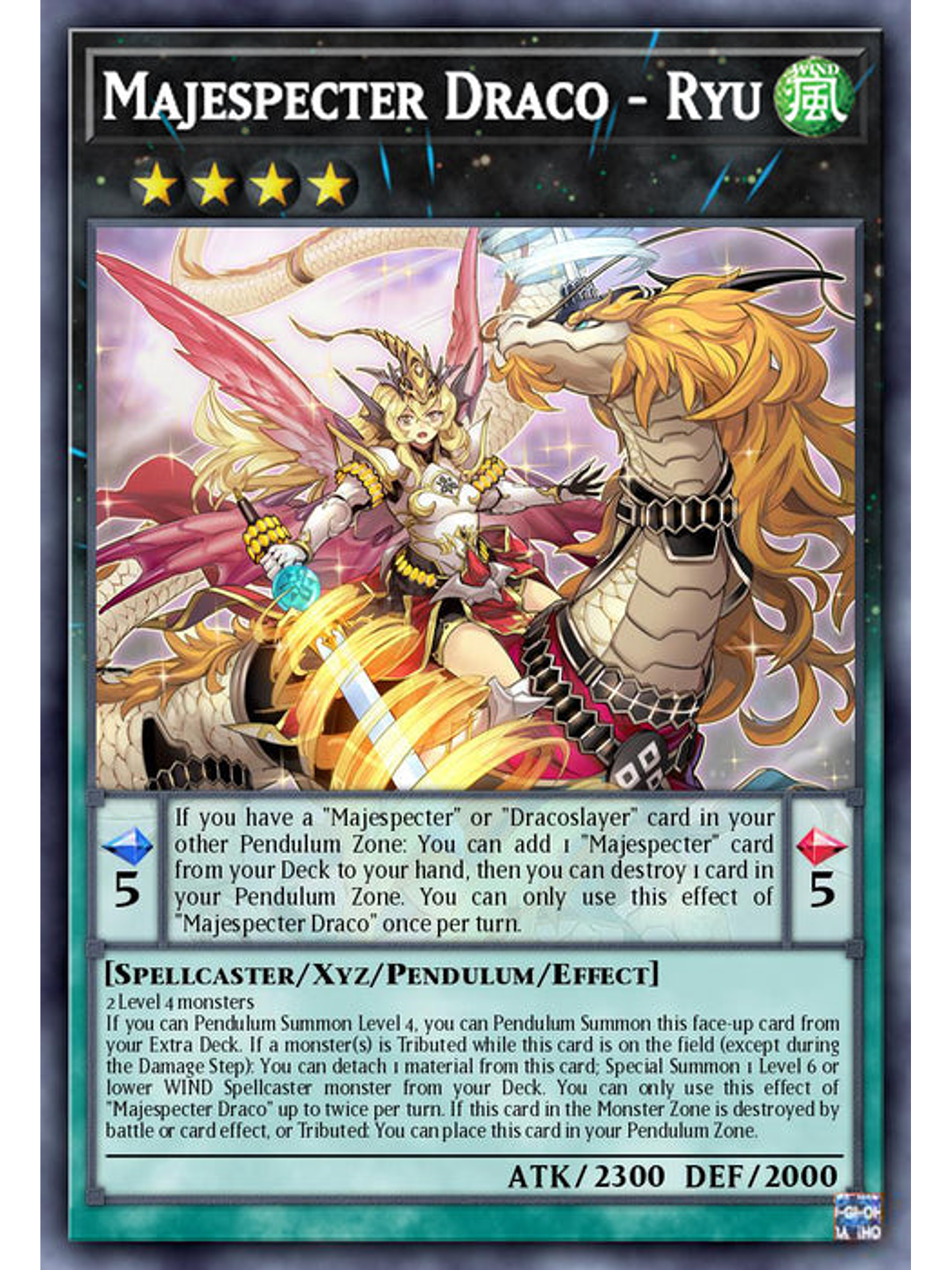 Majespecter Draco - Ryu - PHNI-EN049 - Ultra Rare 1st Edition 1