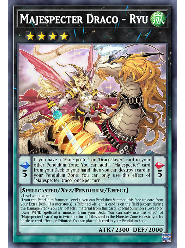 Majespecter Draco - Ryu - PHNI-EN049 - Ultra Rare 1st Edition 1