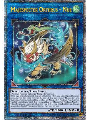 Majespecter Orthrus - Nue - PHNI-EN051 - Quarter Century Secret Rare 1st Edition