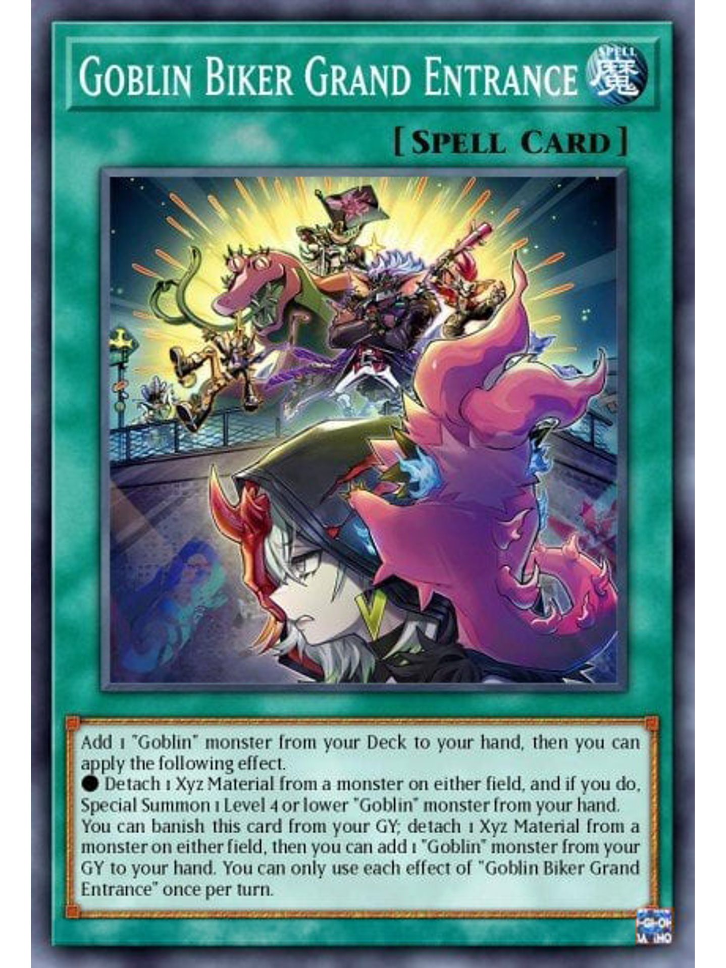 Goblin Biker Grand Entrance - PHNI-EN061 - Secret Rare 1st Edition 1