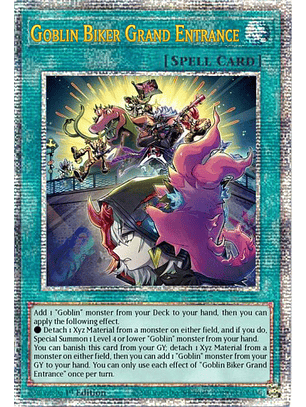 Goblin Biker Grand Entrance - PHNI-EN061 - Quarter Century Secret Rare 1st Edition