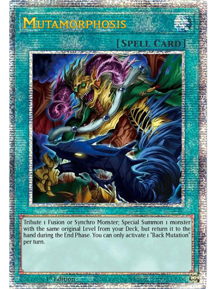 Mutamorphosis - PHNI-EN070 - Quarter Century Secret Rare 1st Edition 1
