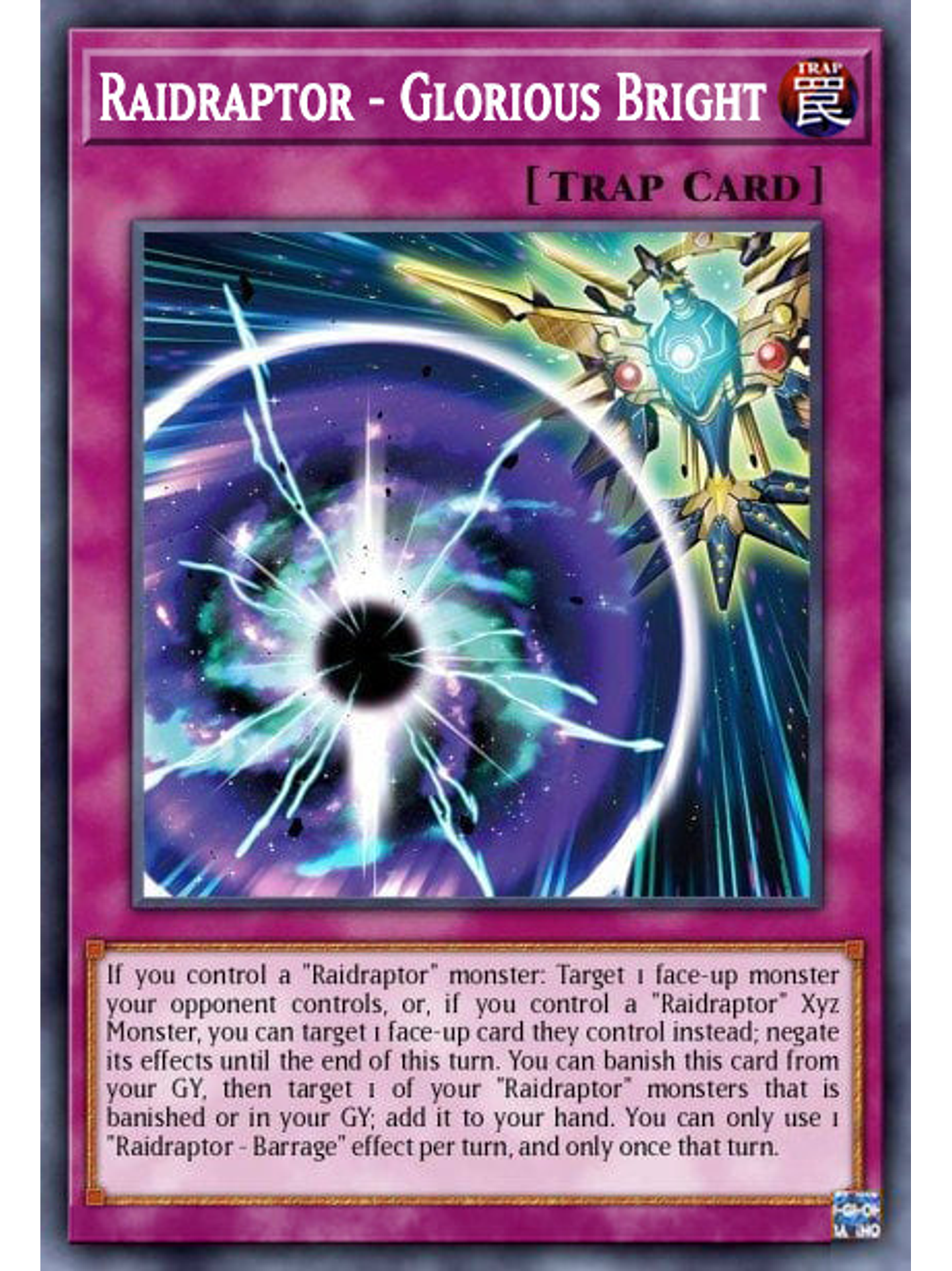 Raidraptor - Glorious Bright - PHNI-EN074 - Common 1st Edition 1