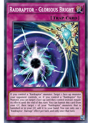 Raidraptor - Glorious Bright - PHNI-EN074 - Common 1st Edition