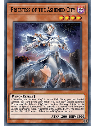 Priestess of the Ashened City - PHNI-EN093 - Ultra Rare 1st Edition