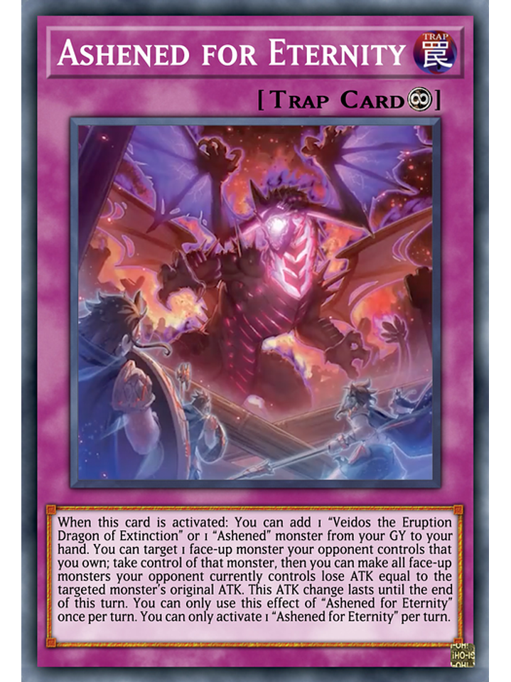 Ashened for Eternity - PHNI-EN096 - Common 1st Edition 1