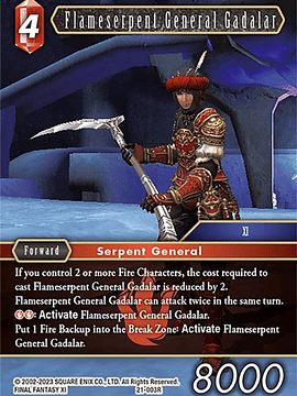 21-003R Flameserpent General Gadalar 