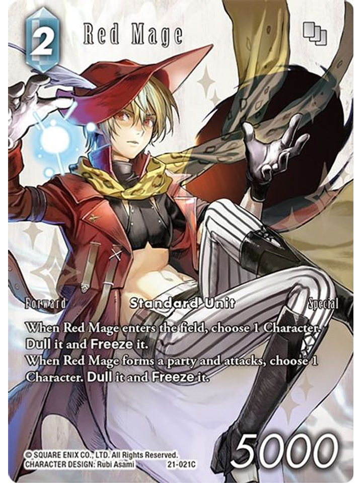 21-021C (Alternative Art) Red Mage  1