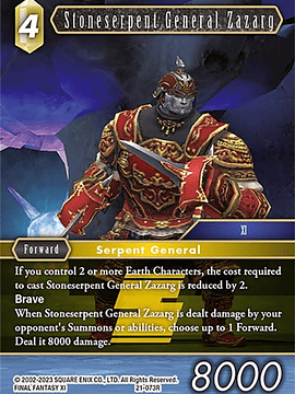 21-073R Stoneserpent General Zazarg 