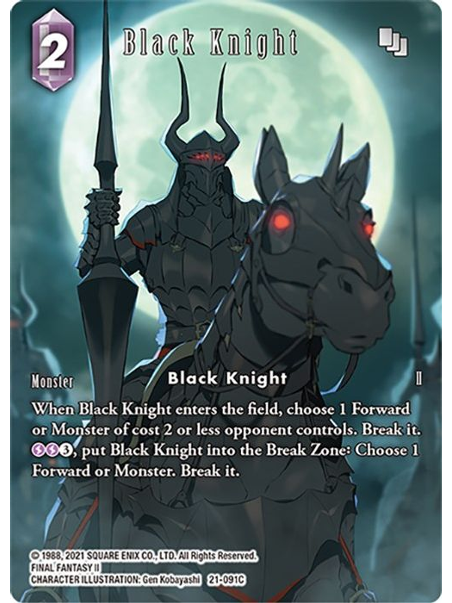 21-091C (Alternative Art) Black Knight  1