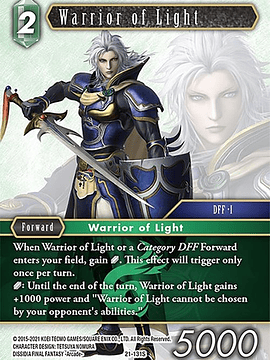 21-131S Warrior of Light (21-131S) 