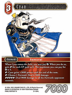 21-004L Cyan (FOIL)