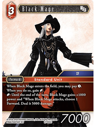 21-005C Black Mage (FOIL)