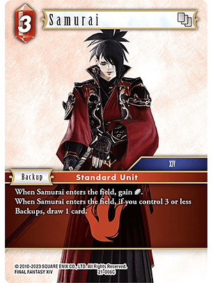21-006C Samurai (FOIL)