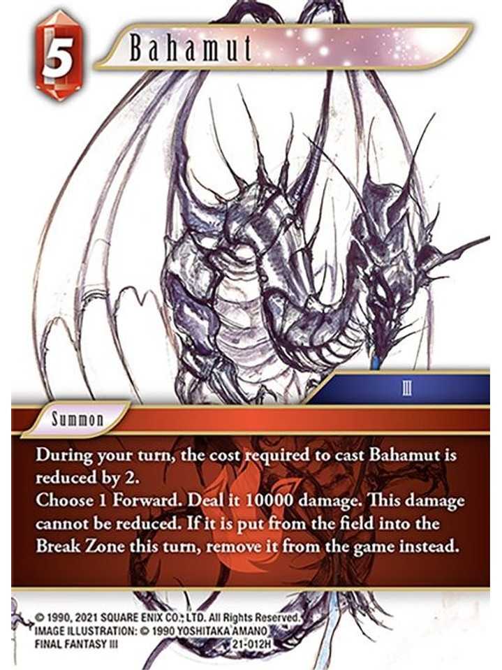 21-012H Bahamut (FOIL) 1