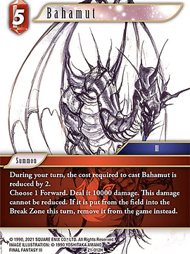 21-012H Bahamut (FOIL)