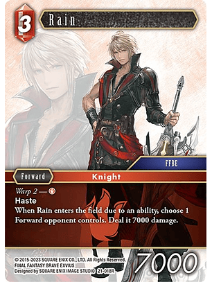 21-018R Rain (FOIL)