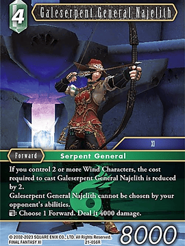 21-056R Galeserpent General Najelith (FOIL)