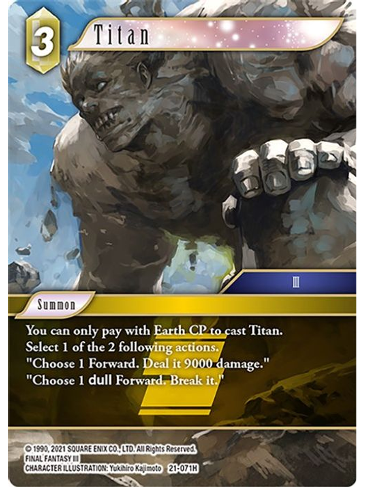 21-071H Titan (FOIL) 1