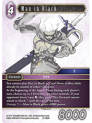 21-092R Man in Black (FOIL)