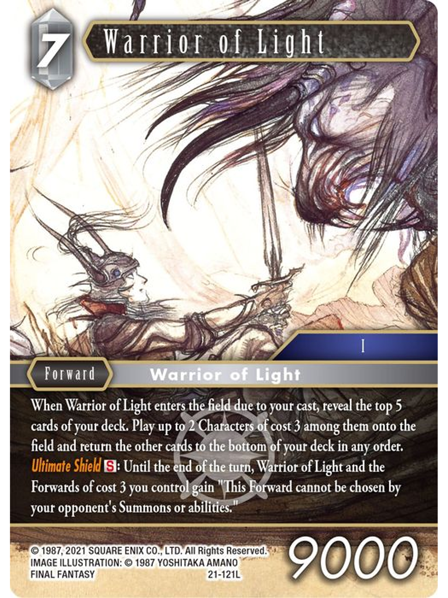 21-121L Warrior of Light (FOIL) 1