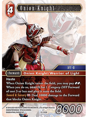 21-125S Onion Knight (FOIL)