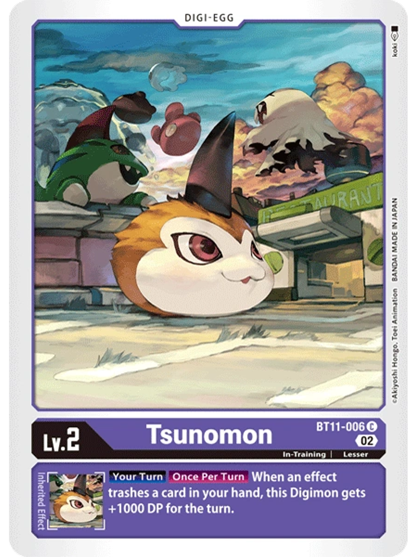 BT11-006 C Tsunomon  1