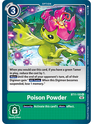 BT11-103 U Poison Powder 