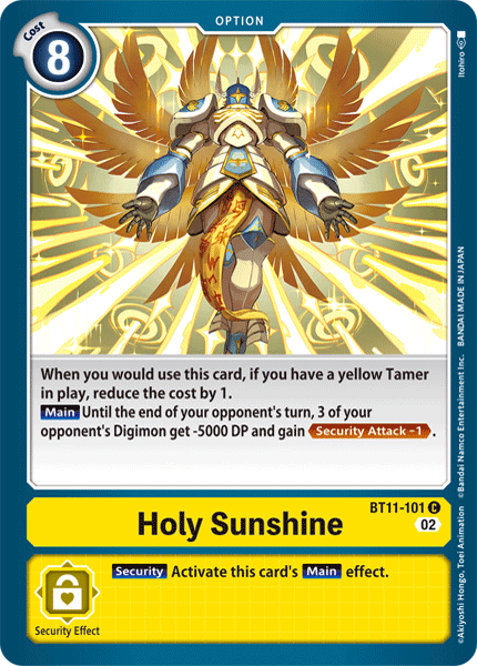 BT11-101 C Holy Sunshine 