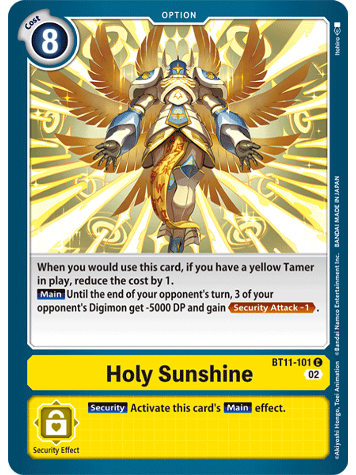 BT11-101 C Holy Sunshine  1