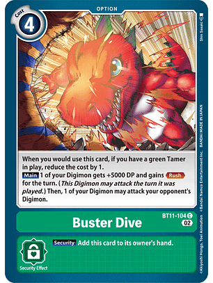 BT11-104 U Buster Dive 