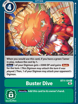 BT11-104 U Buster Dive 