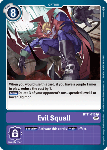 BT11-110 C Evil Squall 