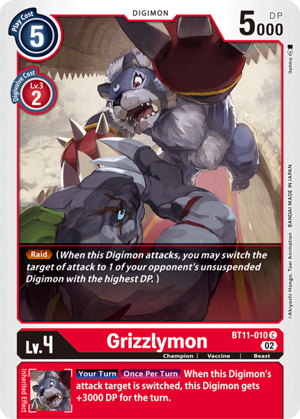 BT11-010 C Grizzlymon 