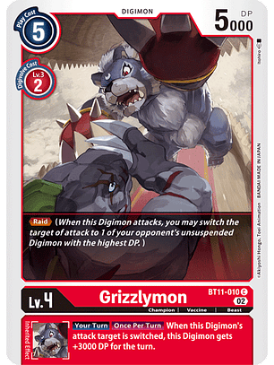 BT11-010 C Grizzlymon 