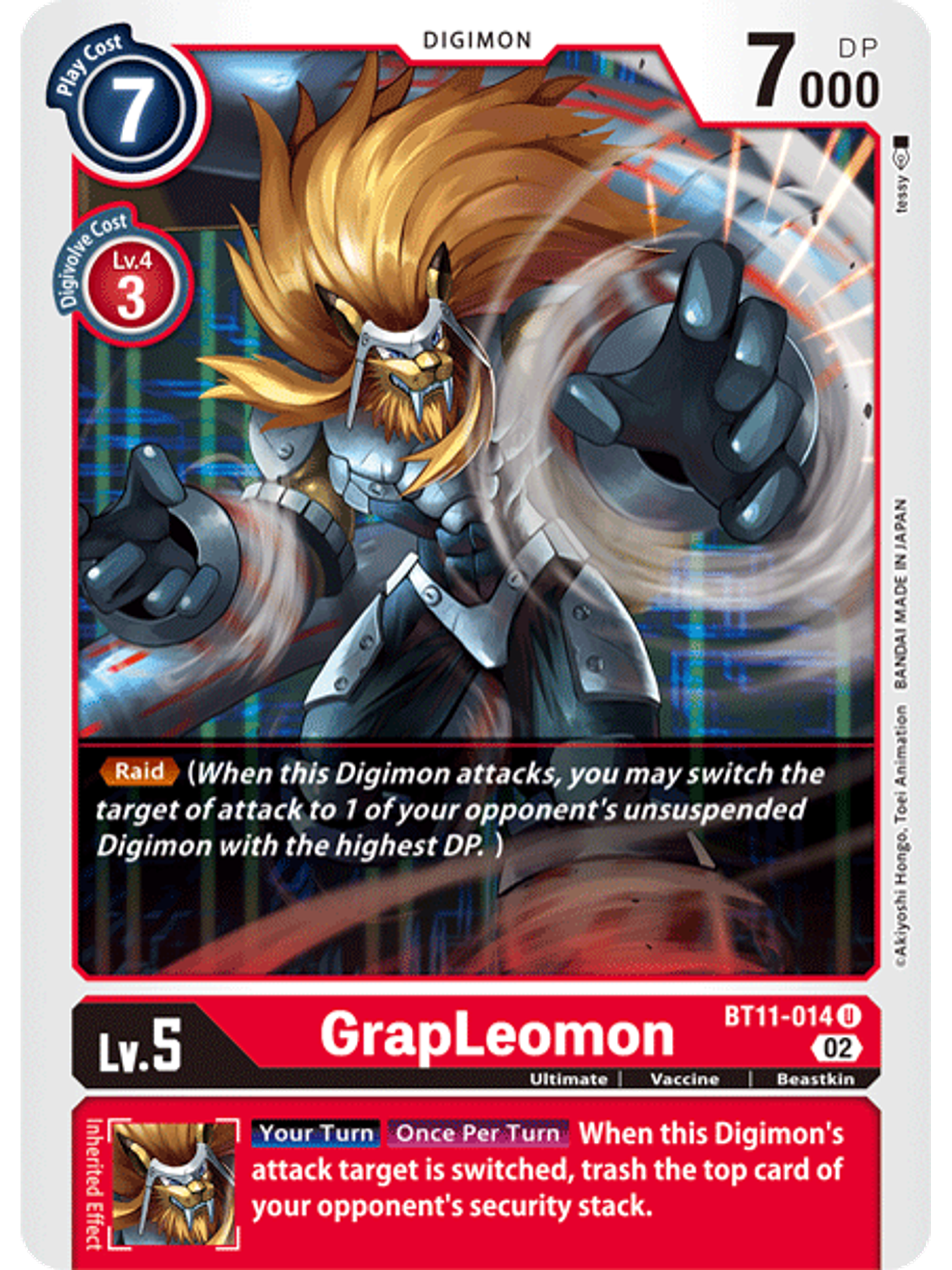 BT11-014 C GrapLeomon  1