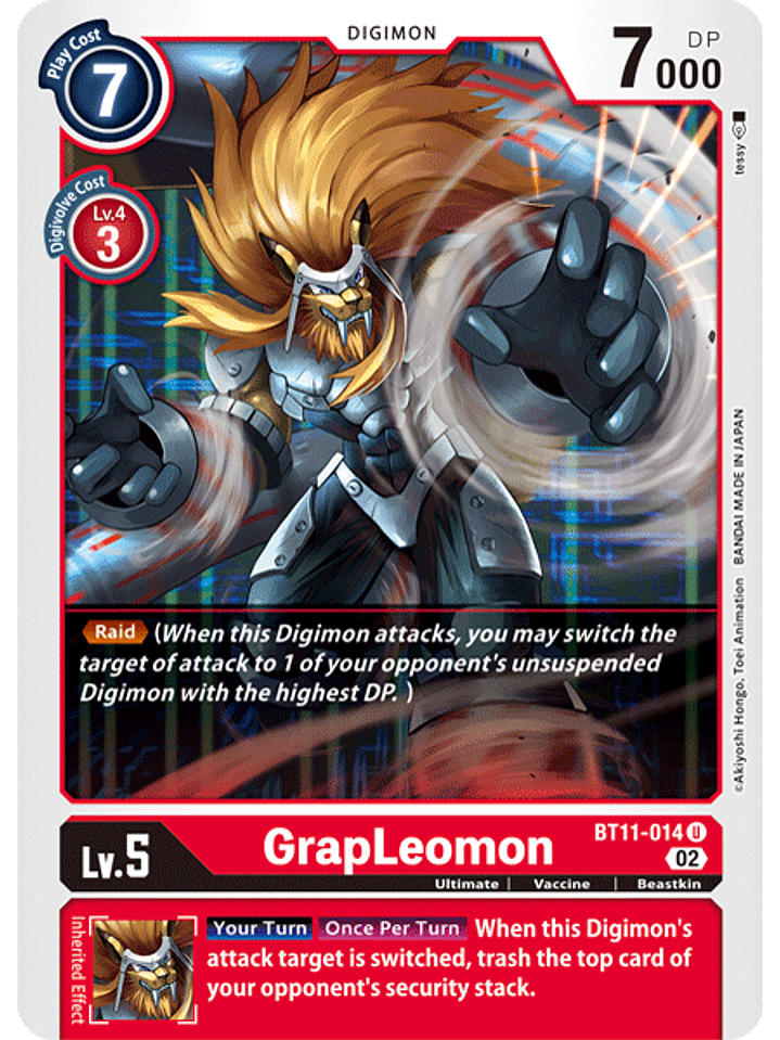 BT11-014 C GrapLeomon  1