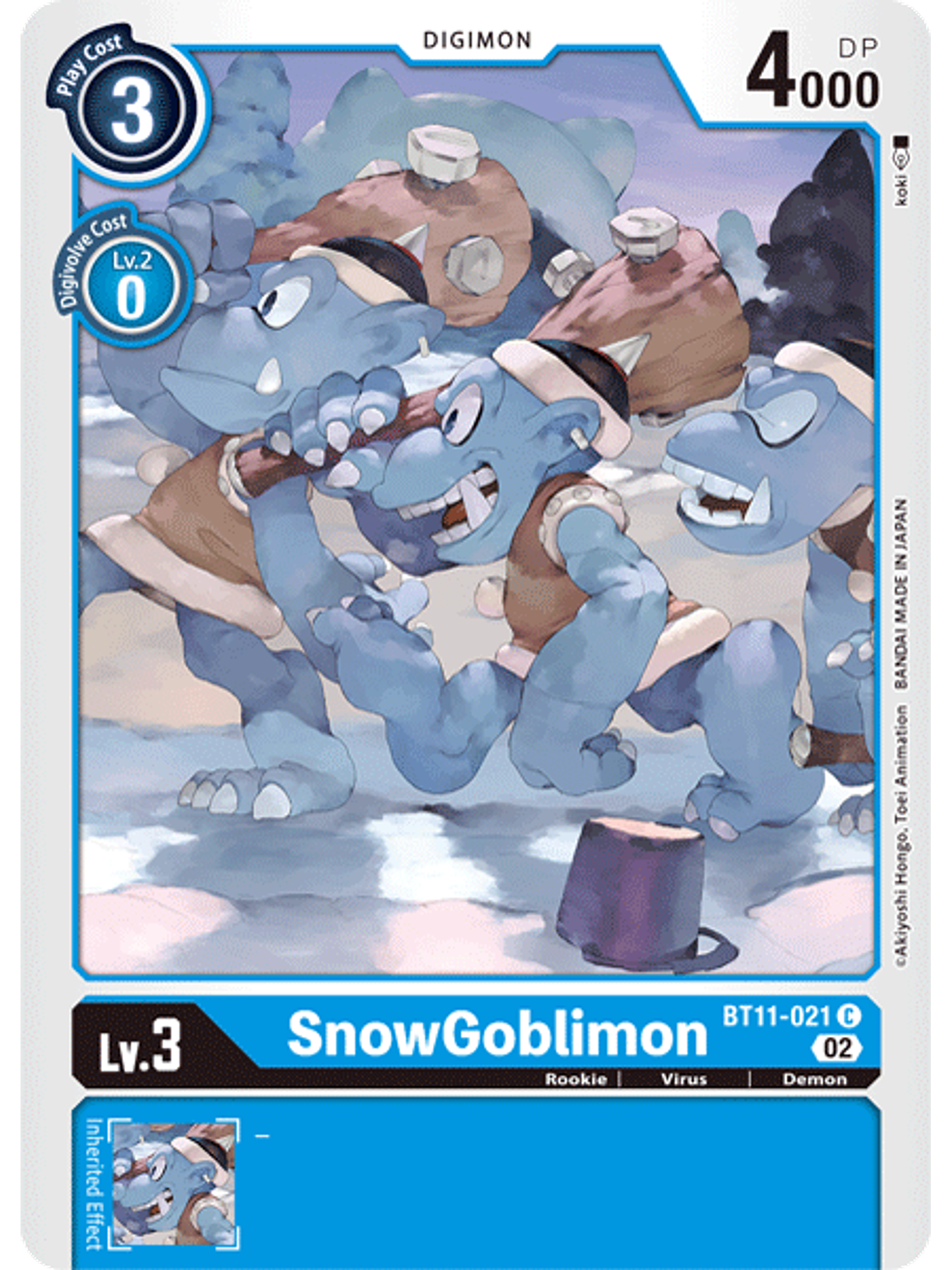 BT11-021 C SnowGoblimon  1
