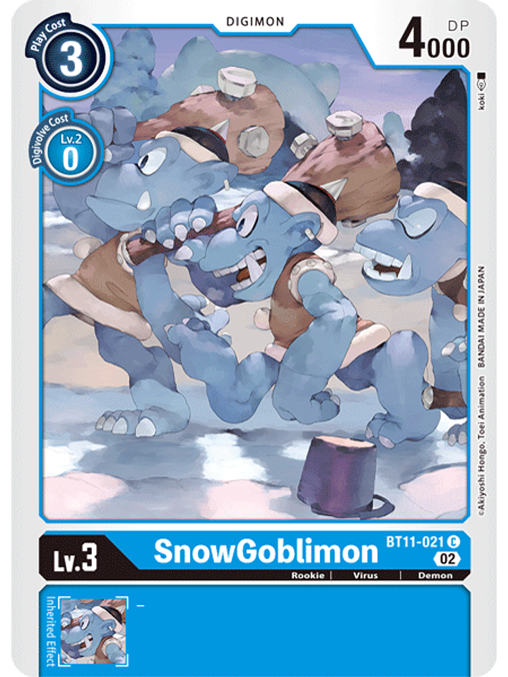 BT11-021 C SnowGoblimon  1