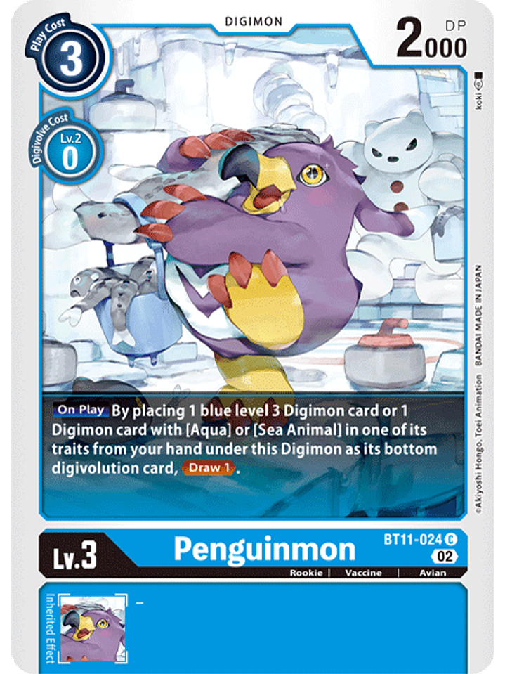 BT11-024 C Penguinmon  1
