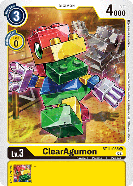 BT11-035 C ClearAgumon 