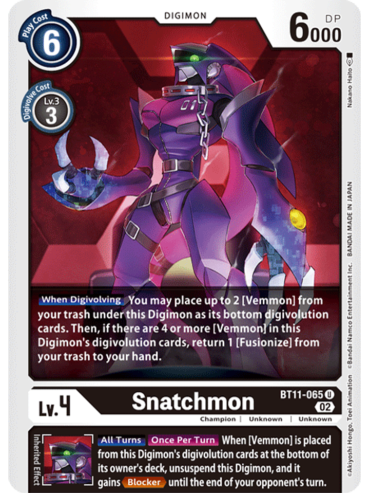 BT11-065 U Snatchmon  1