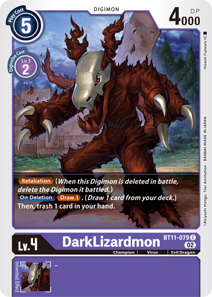 BT11-079 C DarkLizardmon 