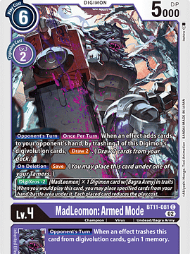 BT11-081 C MadLeomon: Armed Mode 