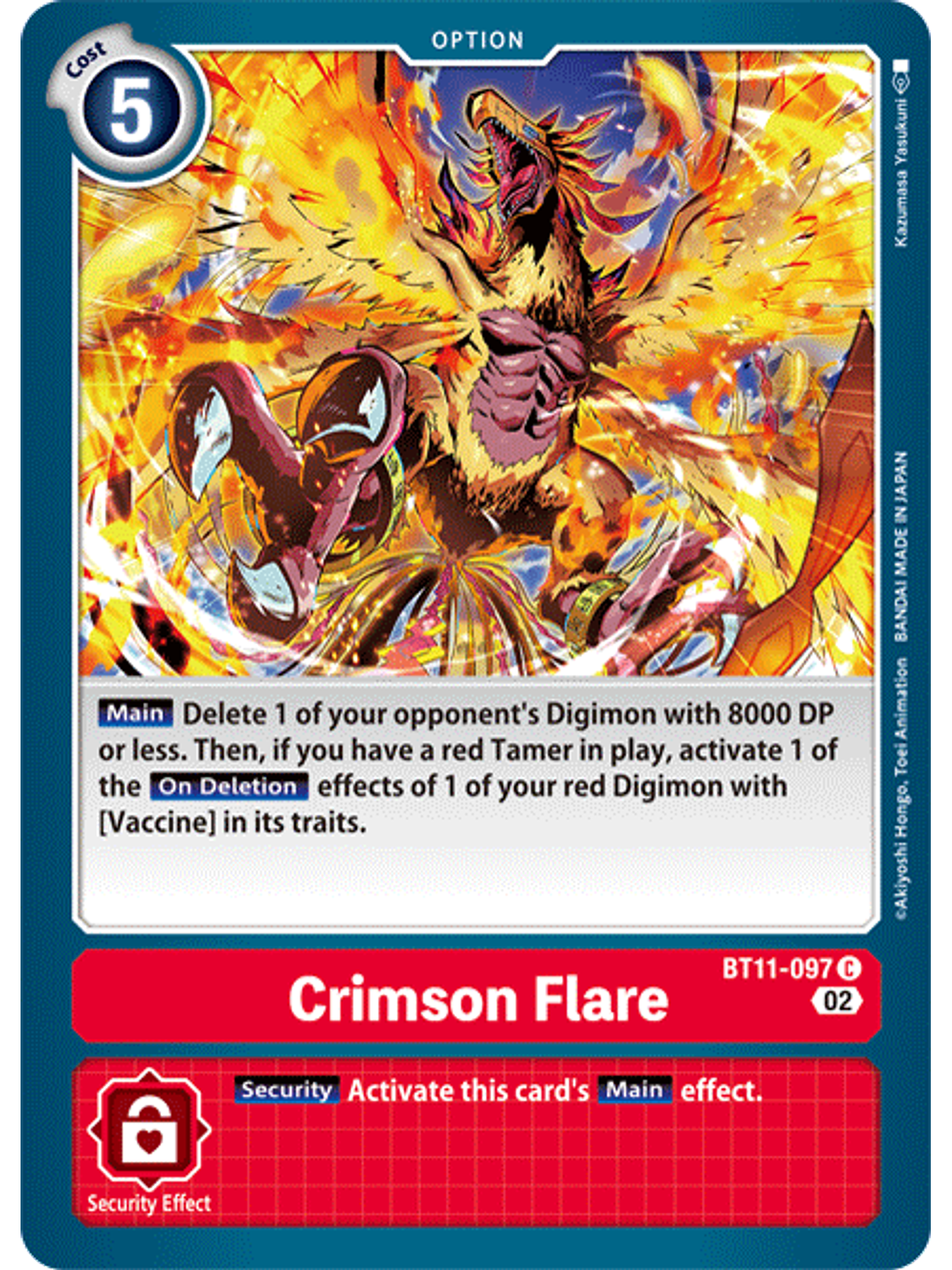 BT11-097 C Crimson Flare  1