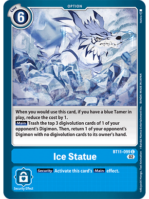 BT11-099 C Ice Statue 