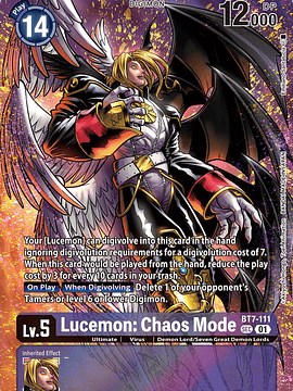 BT7-111 (Alternative Art) Lucemon: Chaos Mode