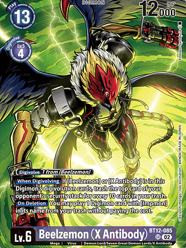 BT12-085 (Alternative Art) Beelzemon (X Antibody)